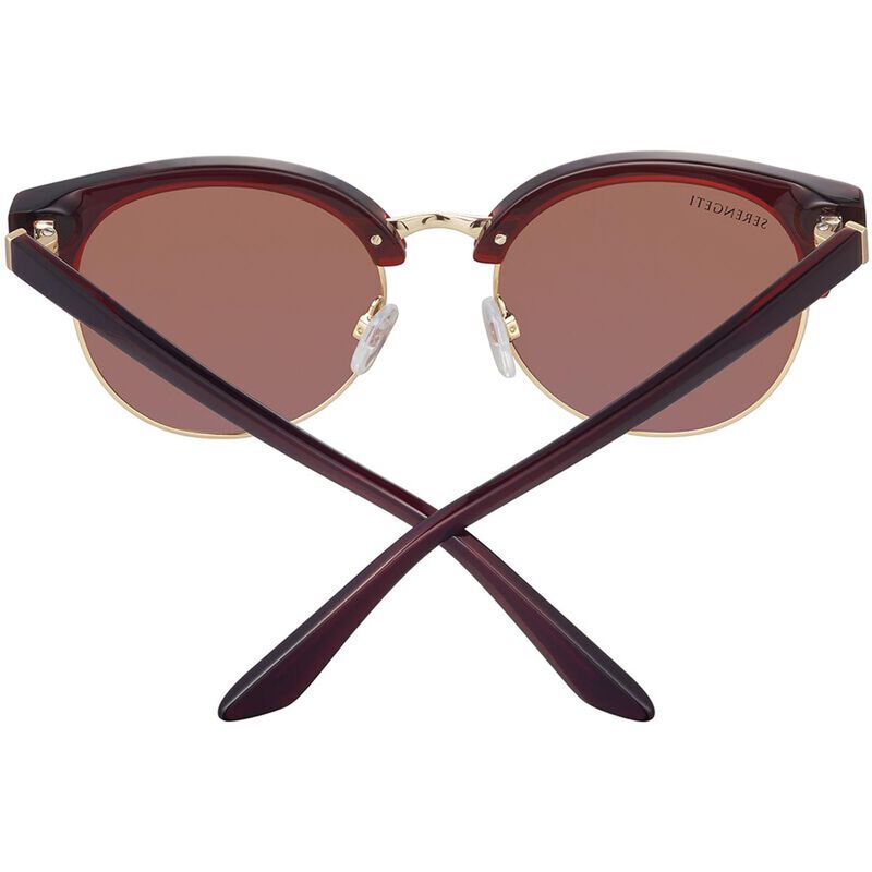 SUSAN, Shiny Transparent Burgundy Shiny Light Gold Metal-Mineral Polarized Drivers Gradient Cat 2 to 3, hi-res image number null